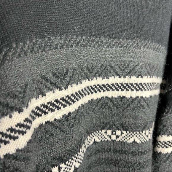 Allsaints Sweater Mens XXL Wool Blend Striped Casual - Picture 3 of 15